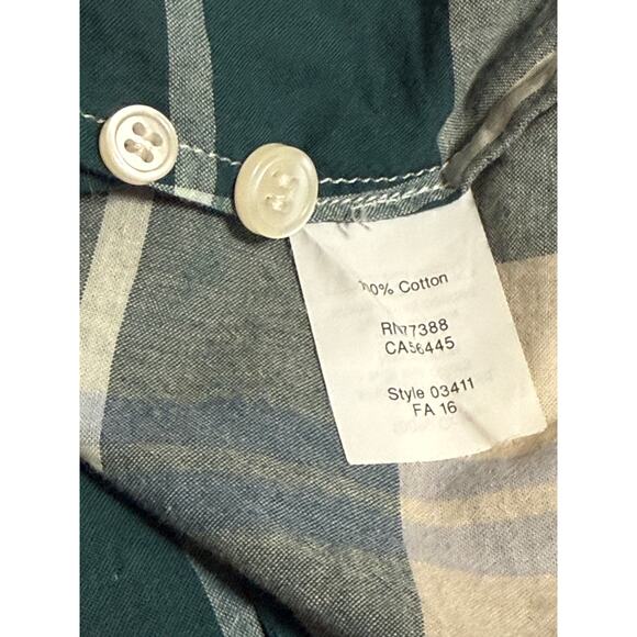 J. Crew Perfect Fit Plaid Button Up Shirt, Size M - Picture 6 of 6